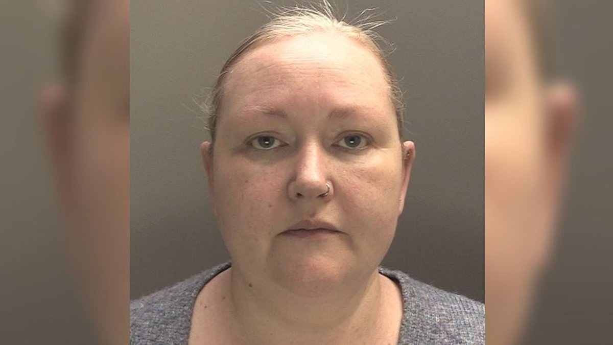 Mother-of-two who stole more than £200,000 from her employer to fund her husband's drug habit is jailed