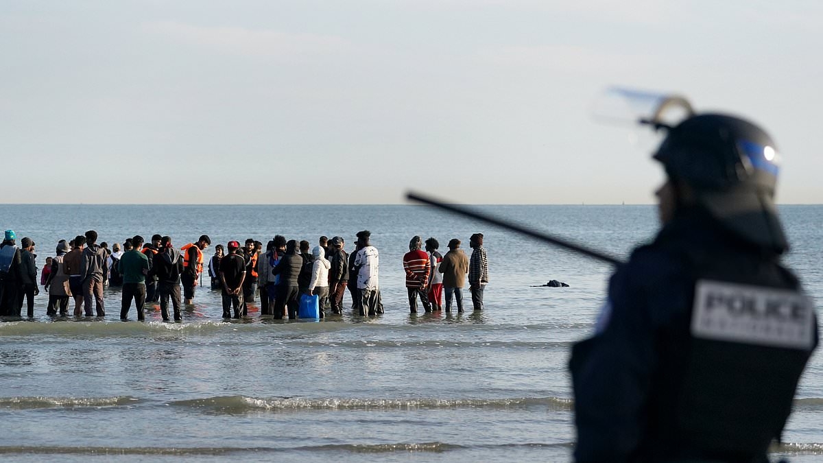 French authorities finally promise to intercept small boats in the Channel as shocking figures reveal one migrant reaches Britain every four-and-a-half minutes