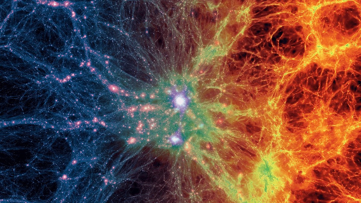 Scientists have finally FOUND the universe's 'missing matter': Elusive substance is discovered in 10 million degree filament - addressing a decades-long mystery
