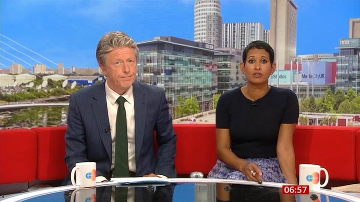 Naga Munchetty and Charlie Stayt return to BBC Breakfast amid bullying probe - and first episode back is a total car crash