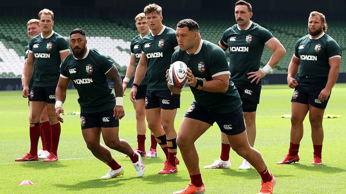 British & Irish Lions players to have names on the back of their match shirts for first time against Argentina
