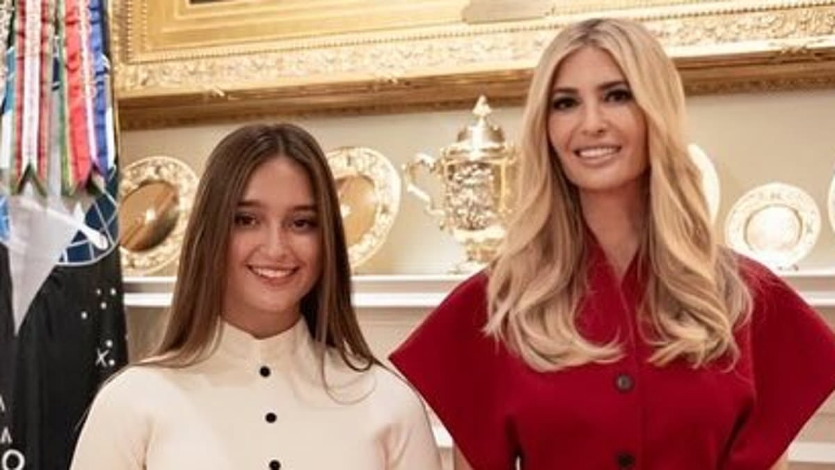 Ivanka Trump's teen daughter Arabella raids her mom's closet to wear dress worth eye-watering price