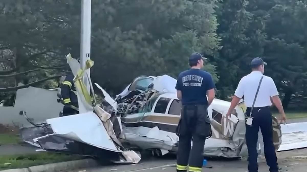 One dead and another injured after small plane crash outside Boston