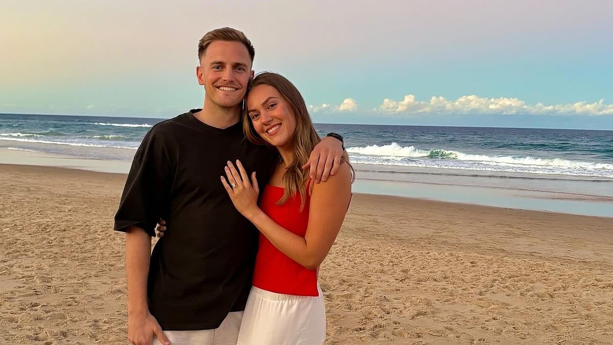Wedding belle for young Hawthorn star Harry Morrison after heartwarming proposal