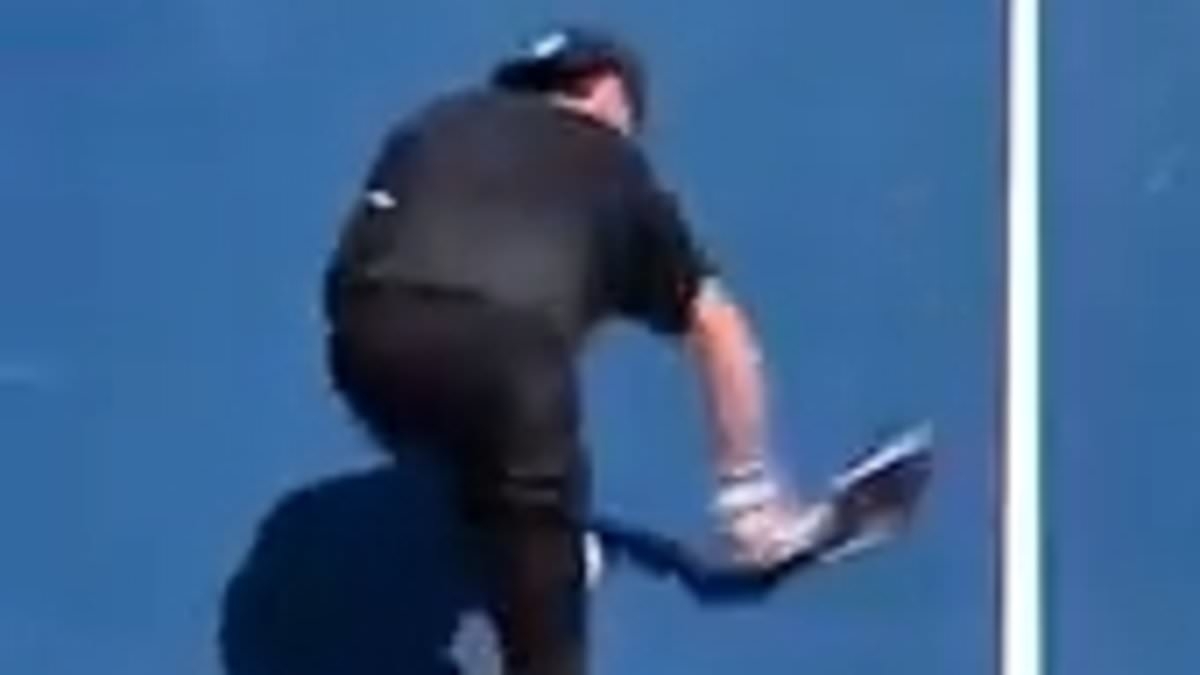 Pickleball star slams his paddle as he descends into shocking meltdown... only to suffer ultimate humiliation
