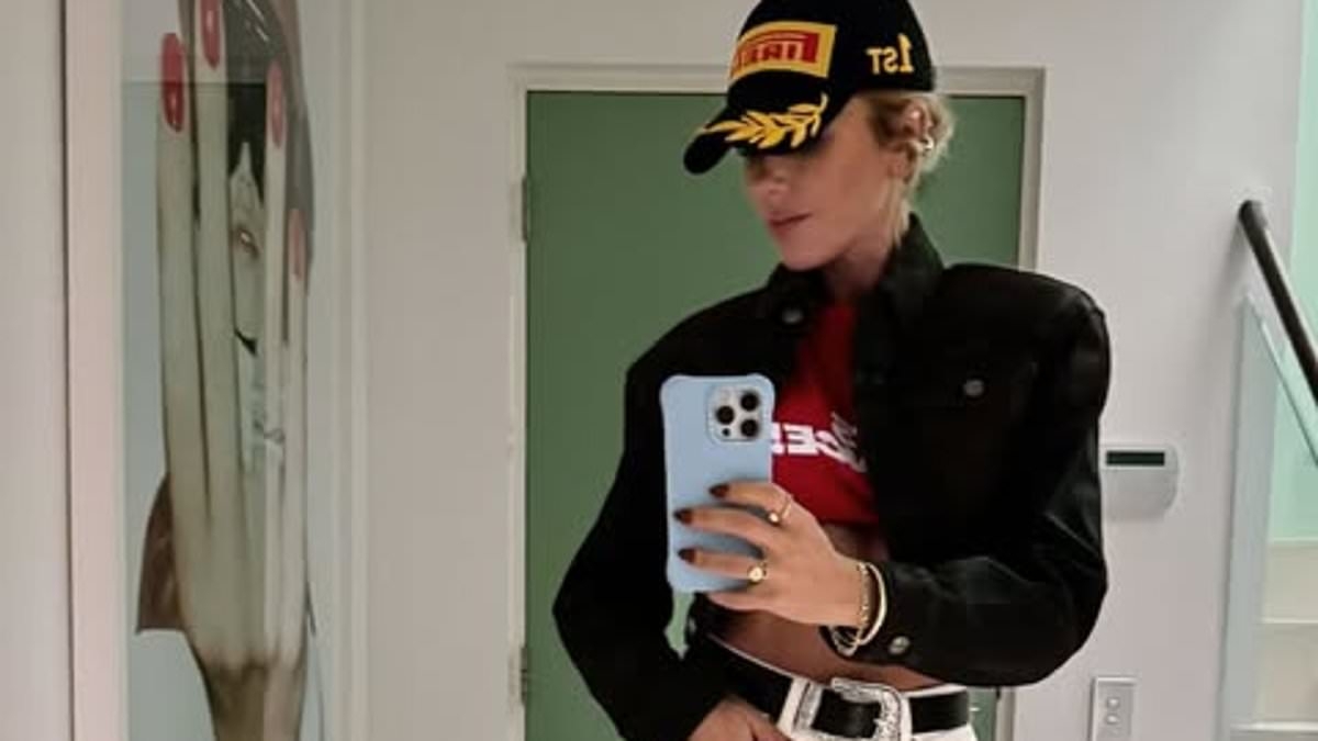 She really took the theme seriously! Pip Edwards revs up F1 Sydney premiere in racy car themed outfit