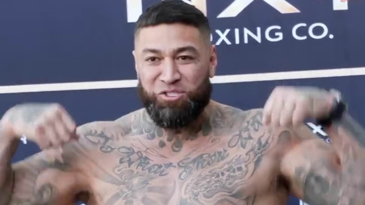 Ex-bikie gangster rapper disrespects rival boxer before heavyweight fight - then gets a dose of instant karma