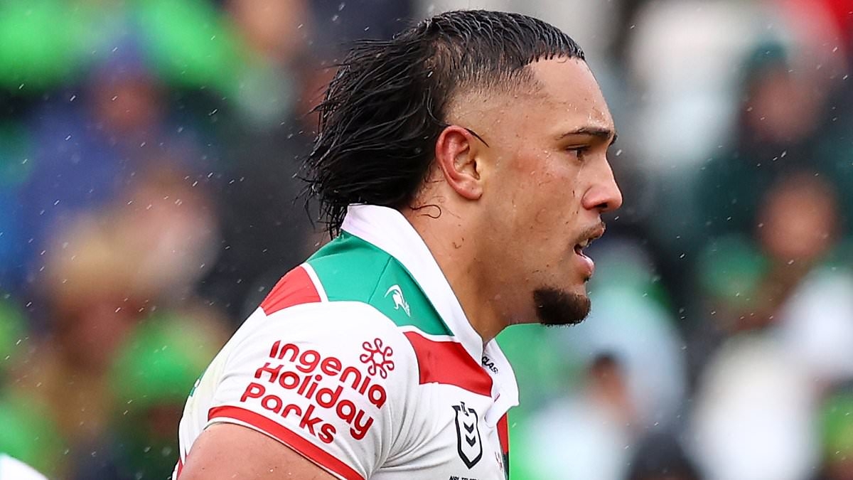 NRL star Keaon Koloamatangi displays his toughness to line up for Rabbitohs - just DAYS after fracturing eye socket