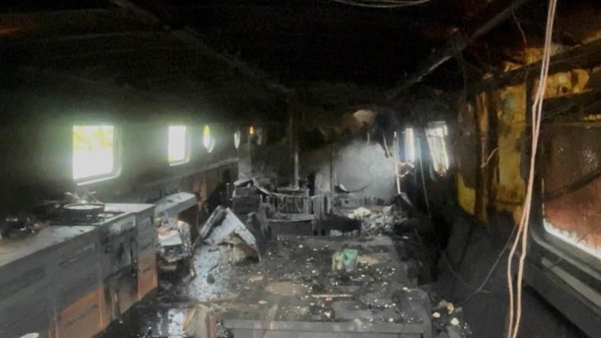 EXCLUSIVE 'The life we built has been destroyed': Heartbroken family-of-five left homeless after 'stranger burnt down £64k canal boat because he wrongly believed they had torched his boat'