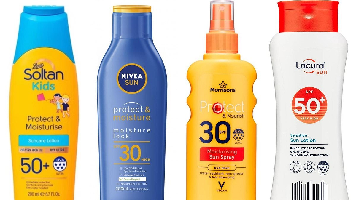 Sunscreens RANKED - from best buys to those to avoid at all costs... as consumer watchdog reveals one 'ineffective' £28 cream could pose safety risk