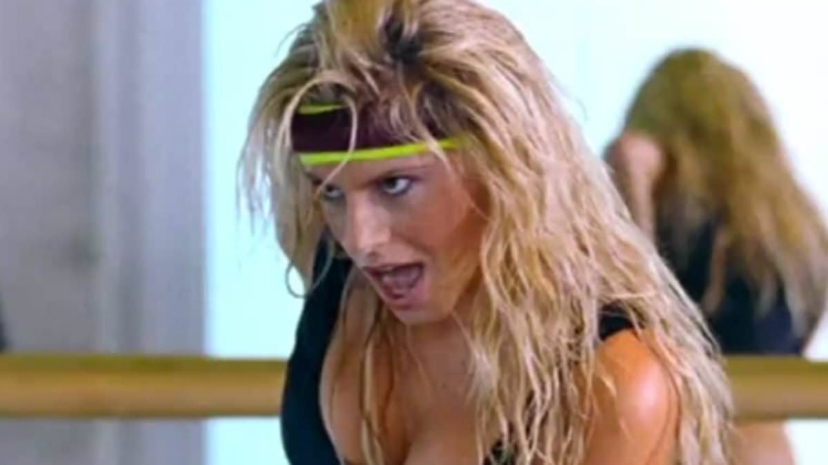Call On Me music video star, 44, shows off her incredible figure in ab-flashing gym gear two decades after THAT steamy video for Eric Pryd's smash hit
