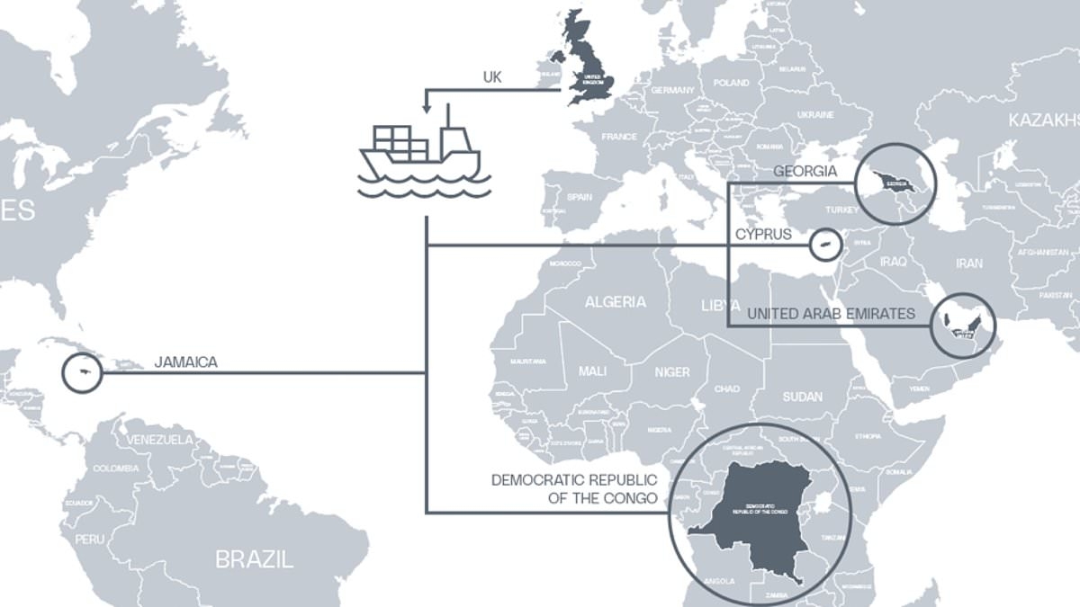 Where does your stolen car end up? The parts of the world criminal gangs typically transport them to