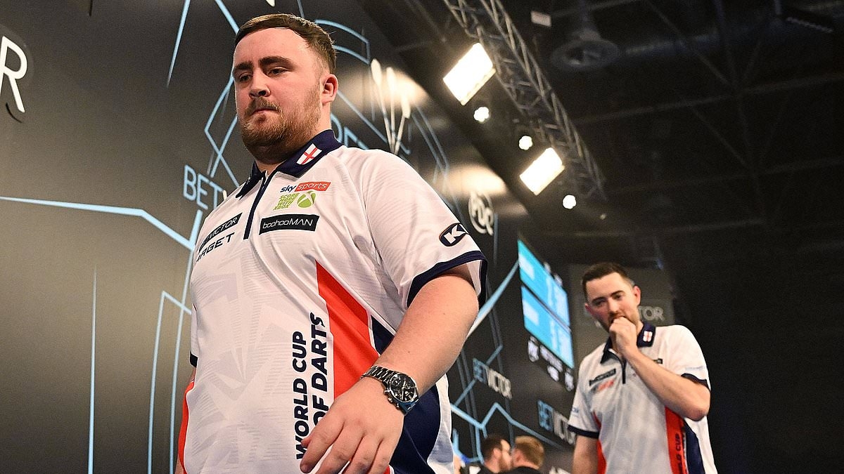 Luke Humphries weighs in on Luke Littler's feud with darts icon after England duo were accused of 'letting their country down' at World Cup