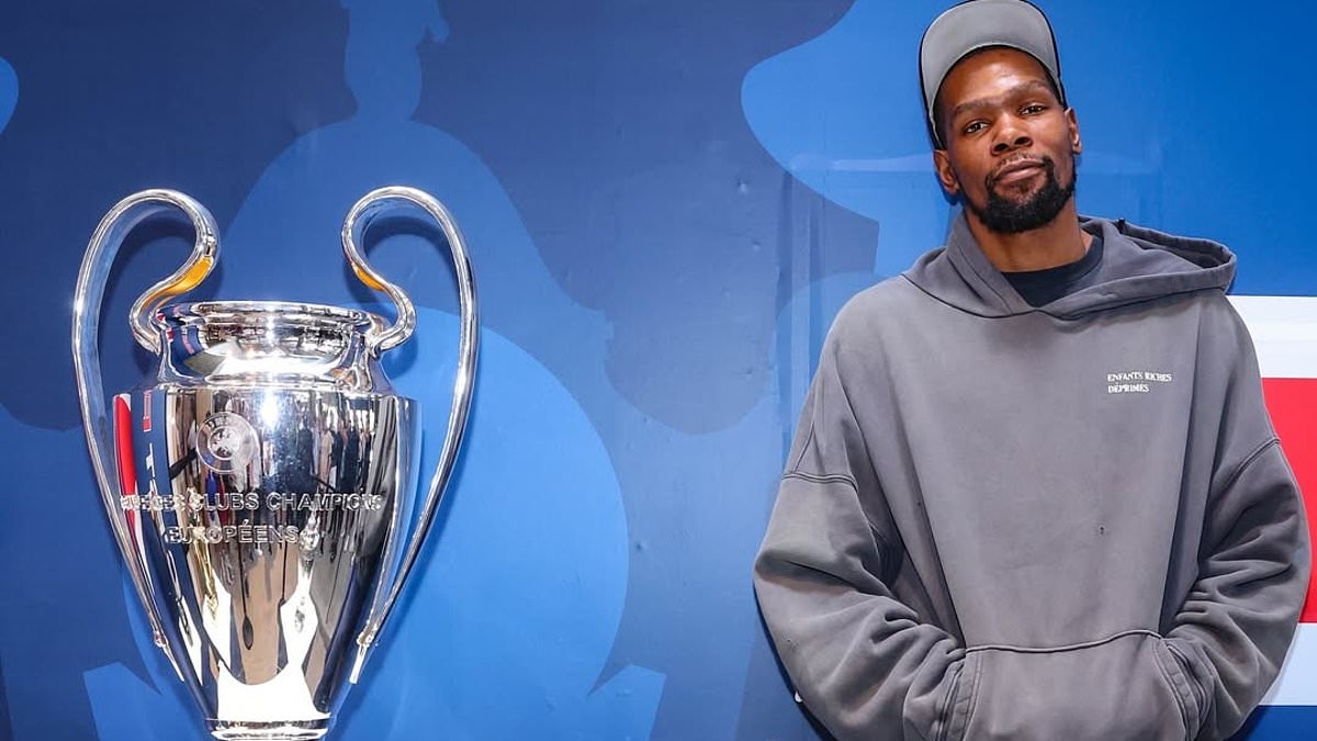 Kevin Durant buys a minority stake in PSG as Champions League winners consider 'potential' plans to create a BASKETBALL franchise