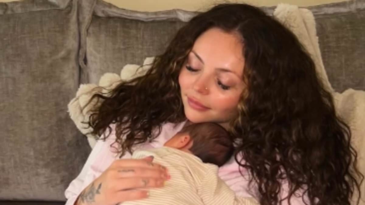 Jesy Nelson shares sweet insight into her life as a new mum as she posts snaps with newborn twins after finally coming home from hospital