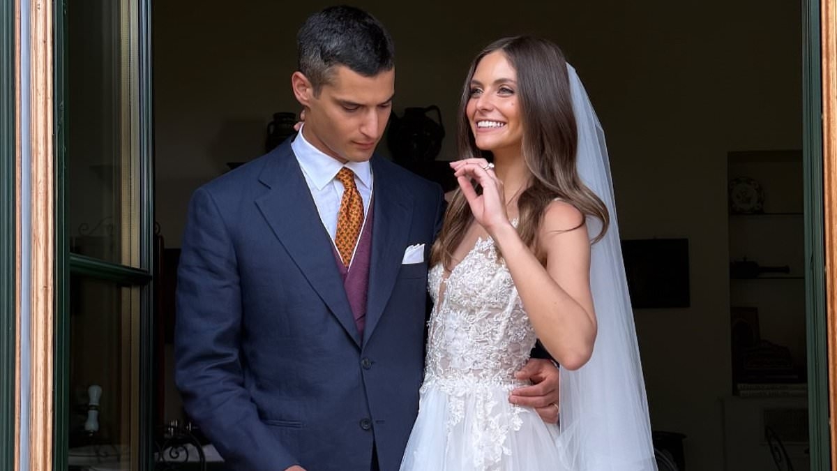 Billionaire Melbourne heiress Bella Geminder marries husband Jose Falk for the second time in a stunning Italian ceremony for Australian society elite