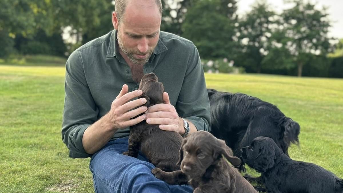 Kate Middleton shares sweet message for Prince William's birthday - and reveals new puppies