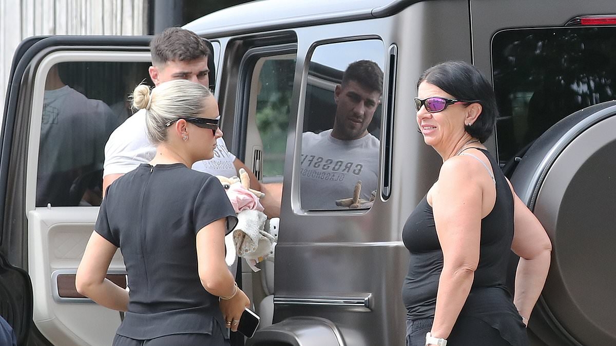 Tommy Fury reunites with Molly-Mae Hague's family as they enjoy day out with her mother Debbie Gordon after getting back together