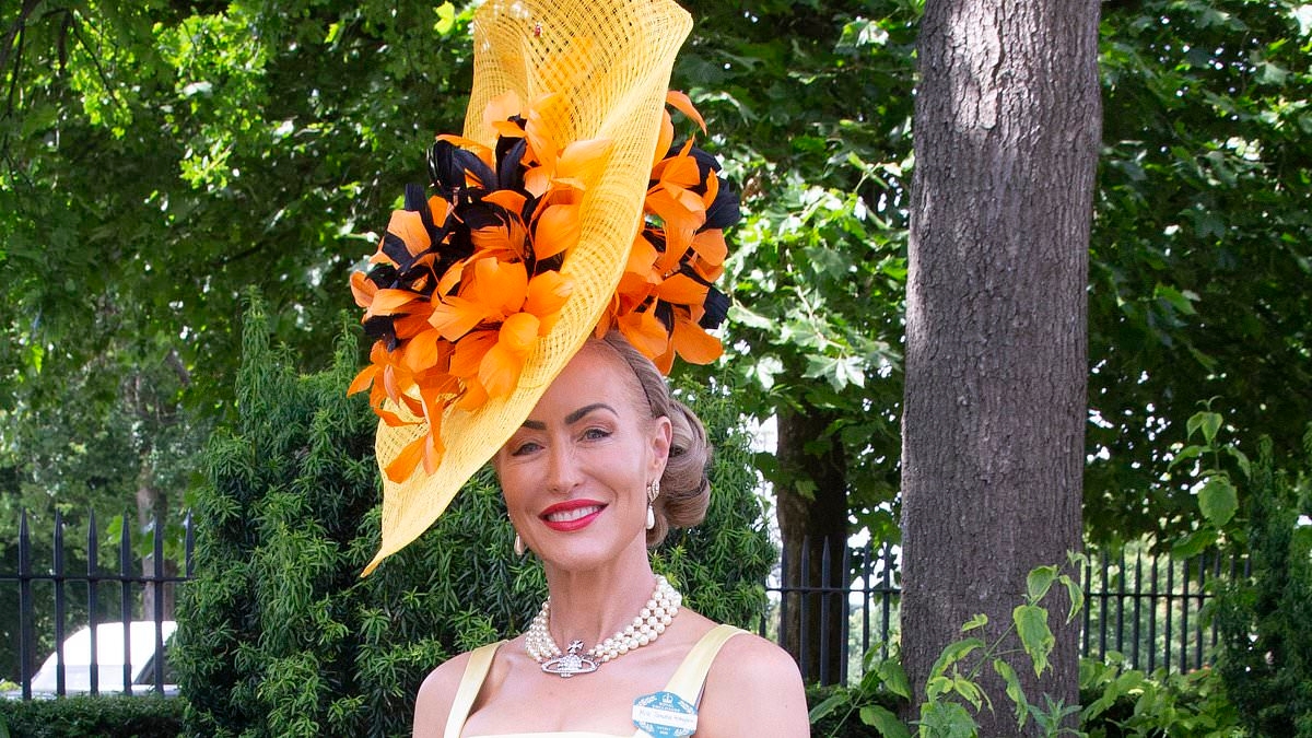 Racegoers make the most of the scorching sun as they step out in their Summer finery for the last day of racing's most famous event