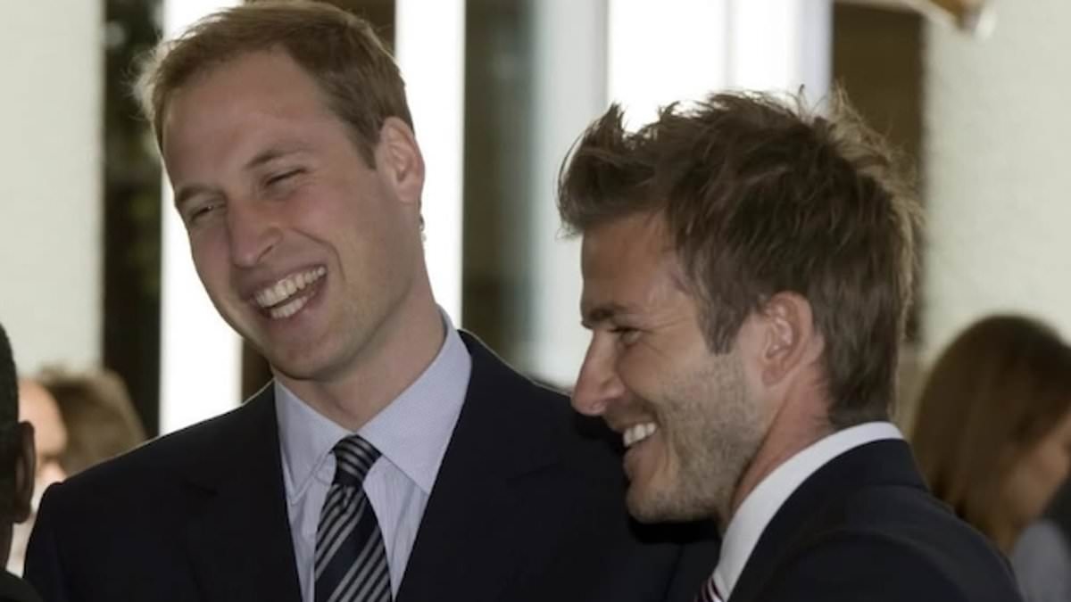 David Beckham pays heartfelt birthday tribute to future king and close friend Prince William - amid his estranged son Brooklyn's 'new friendship' with Prince Harry and Meghan Markle