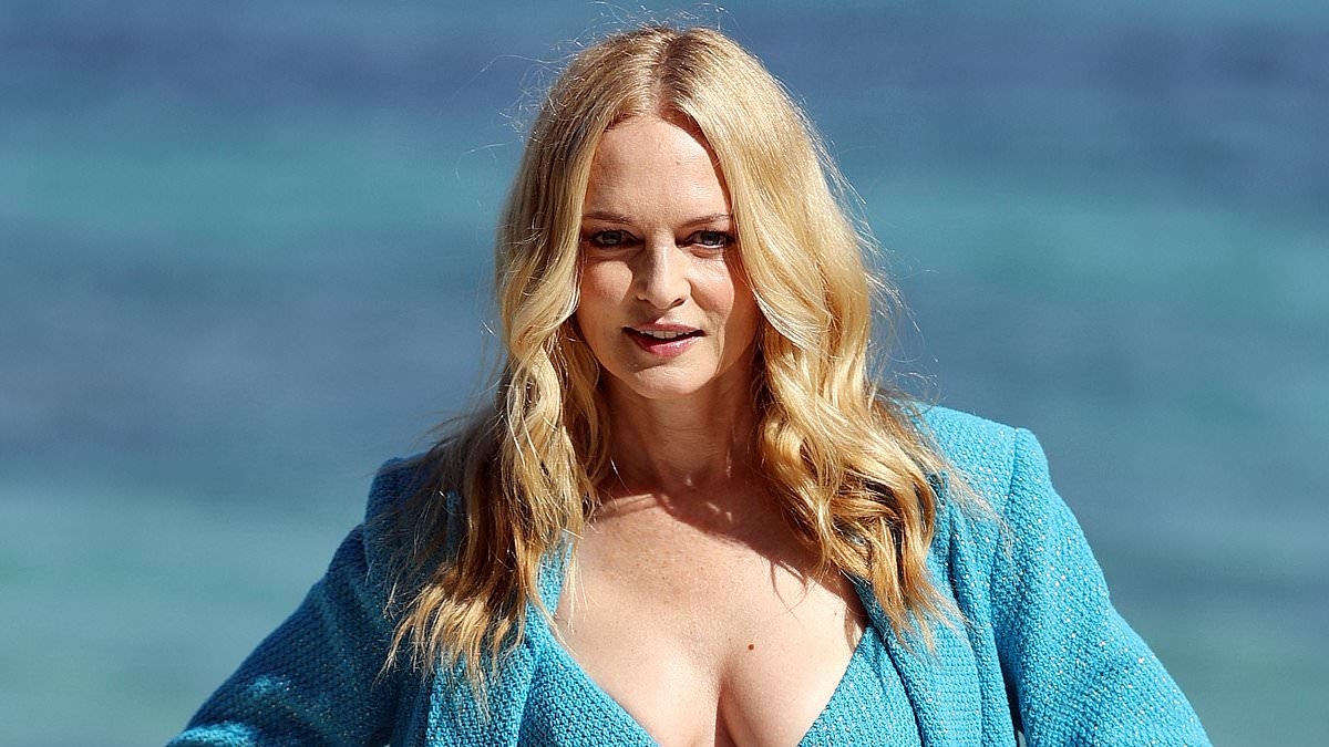 Heather Graham stuns in a blue co-ord as she joins a chic-looking Sarah Michelle Gellar at the Filming Italy 2025 photocall