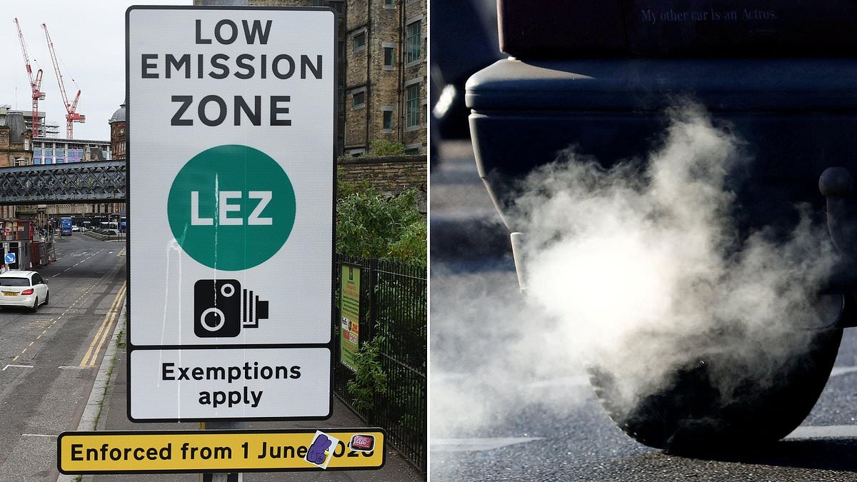 EXCLUSIVE Failure of SNP's green plan as motorists fork out £19m in city centre LEZ zone fines