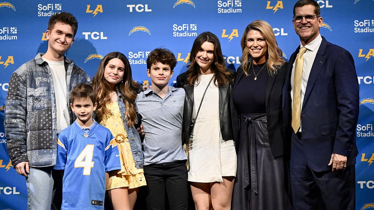 Chargers coach Jim Harbaugh's daughter reveals jaw-dropping commitment to family game of hide and seek