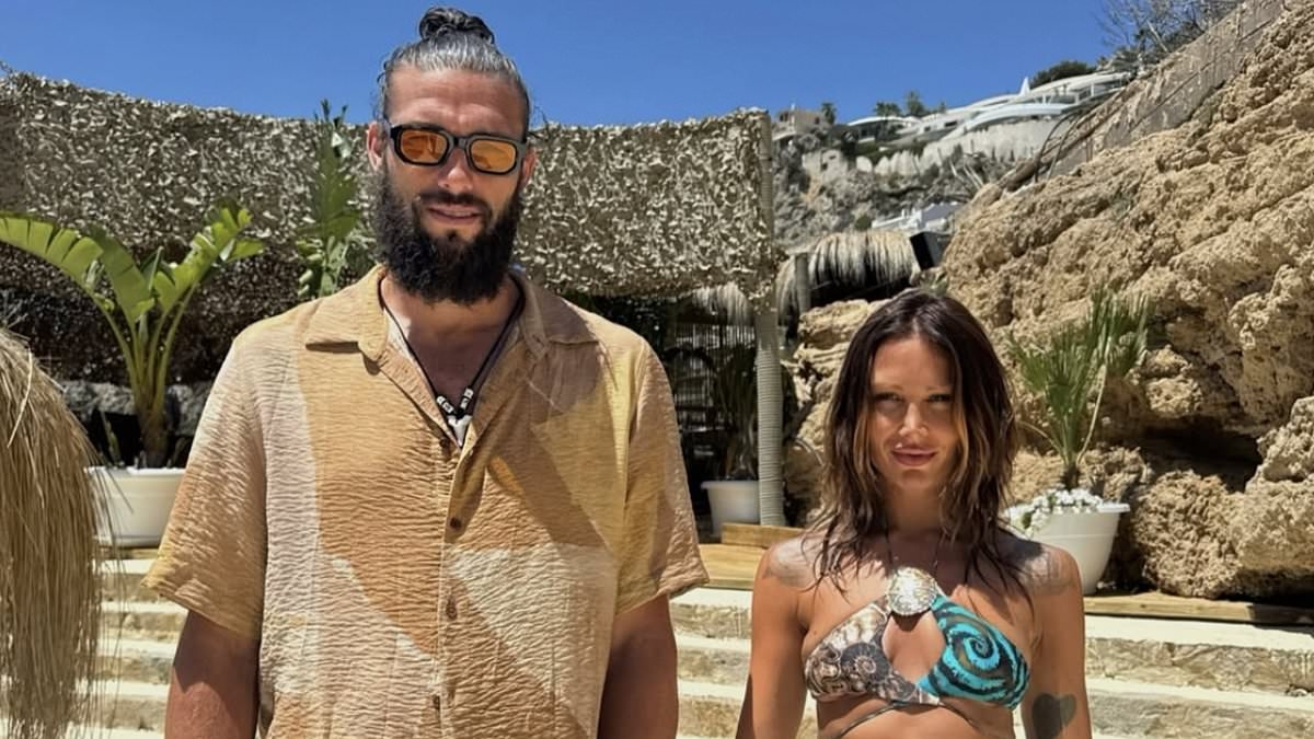 Ex-England football star Andy Carroll 'is questioned twice by police on Greek party island after restaurant and hotel bust-ups with girlfriend'