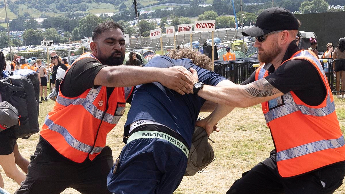 Inside Glastonbury's prison: Festival has 'jail' to detain drug dealers and fence jumpers