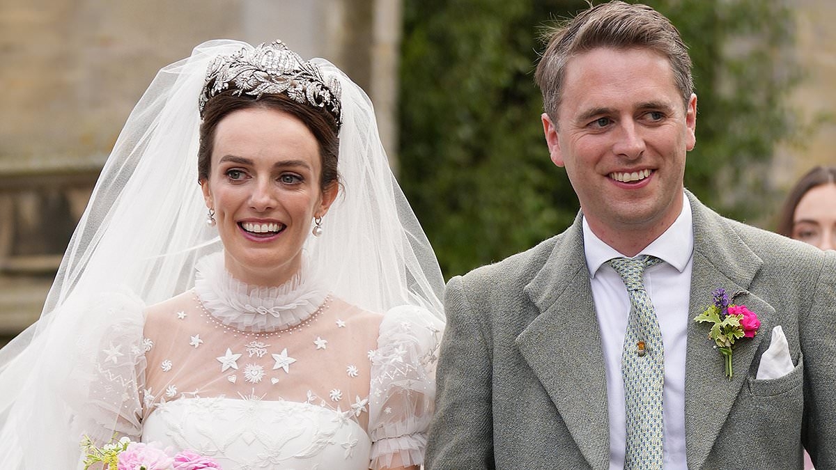 Inside the high society wedding of Lady Violet Manners as she marries her 'Caledonian Cowboy' Viscount Garnock