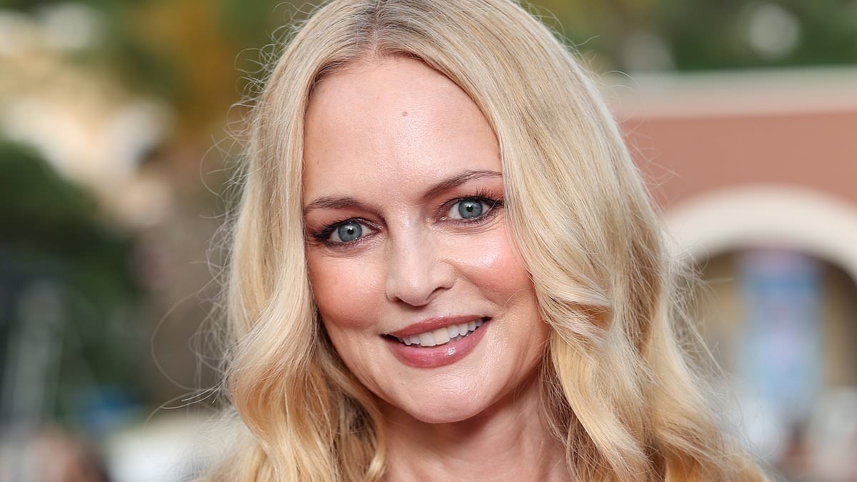 Heather Graham, 55, wows in another busty ensemble after revealing the secret to her youthful looks