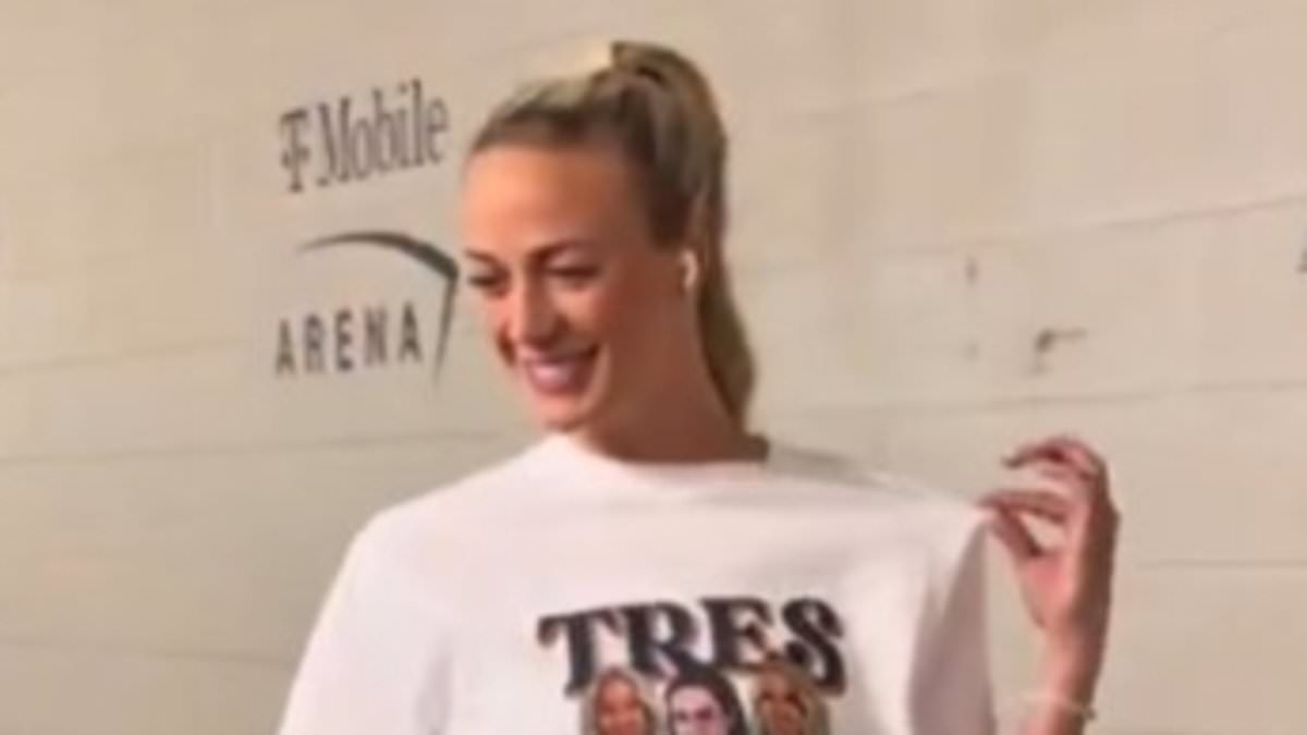 Sophie Cunningham shows her love for Caitlin Clark with personalized arrival outfit... hours after slamming refs
