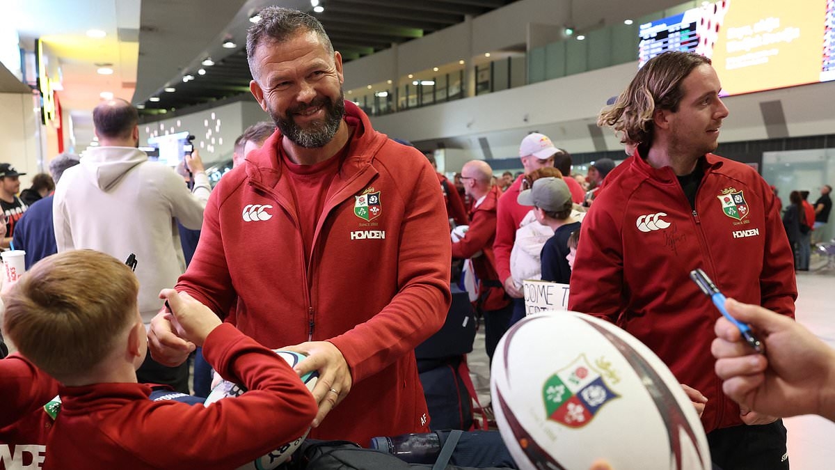 Lions hit with double injury headache with Irish duo doubts as they land in Australia - but calm Andy Farrell looks to play down concerns