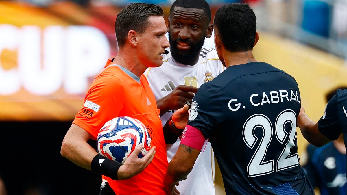 Antonio Rudiger accuses Club World Cup opponent of racism as Real Madrid star is left fuming and referee activates new protocol