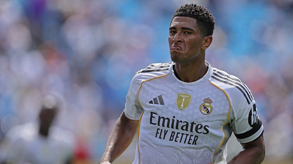 Jude Bellingham claims Club World Cup pitches in the US 'aren't great at all' and are 'tough on the knees' as Real Madrid star calls for protection for players one year out from World Cup