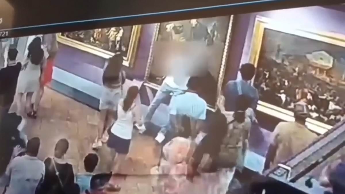 Fury in Italy as tourist tears a hole in 18th century painting while posing for a selfie at Florence's Uffizi Gallery