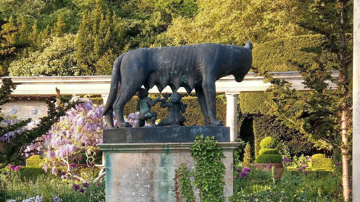Fury as four bronze Roman statues are stolen from historic manor in brazen overnight raid as owner brands theft an 'affront to heritage'