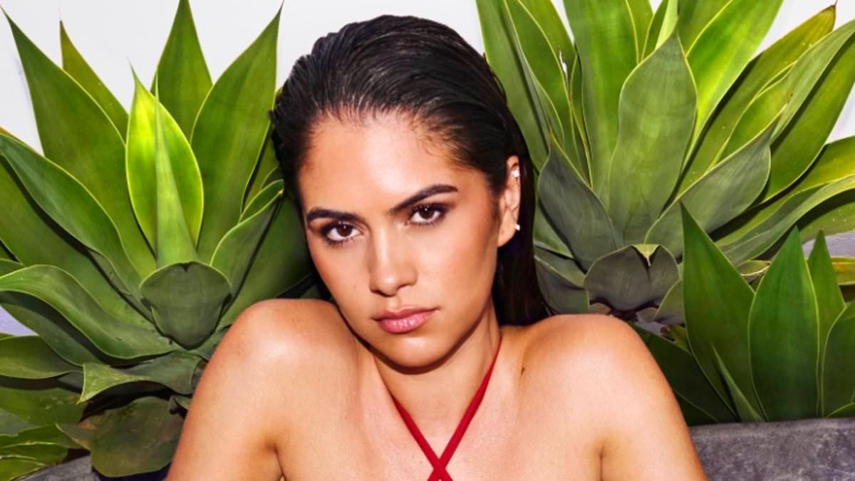 Romeo Beckham's ex Kim Turnbull sets pulses racing in an array of bikinis for Agent Provocateur campaign after speaking out on rumours and lies