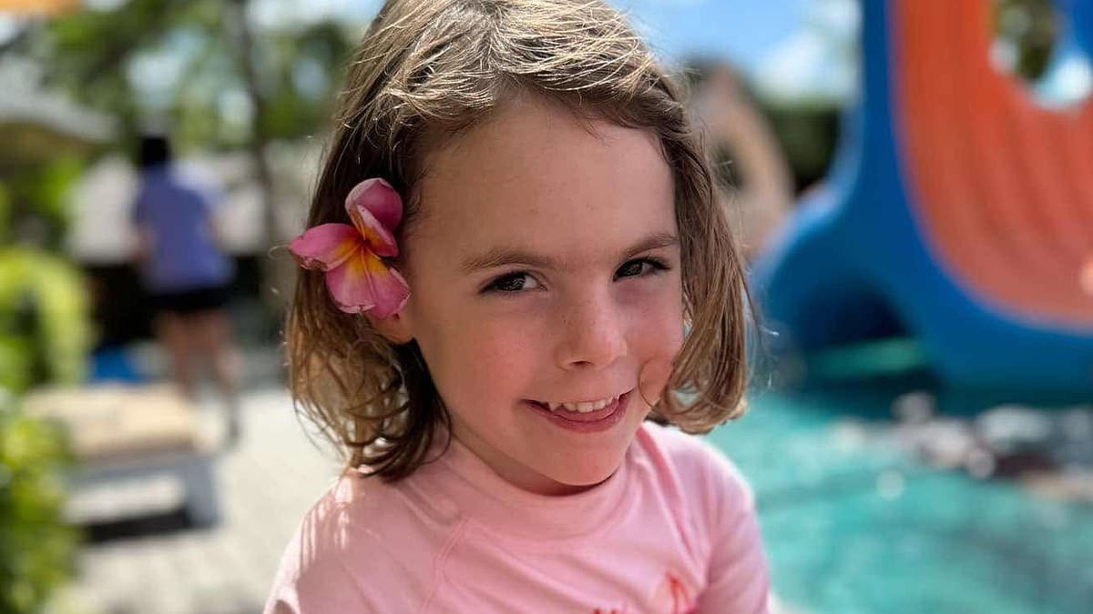 Four-year-old Aussie girl is fighting for life after freak accident during family's idyllic Bali holiday