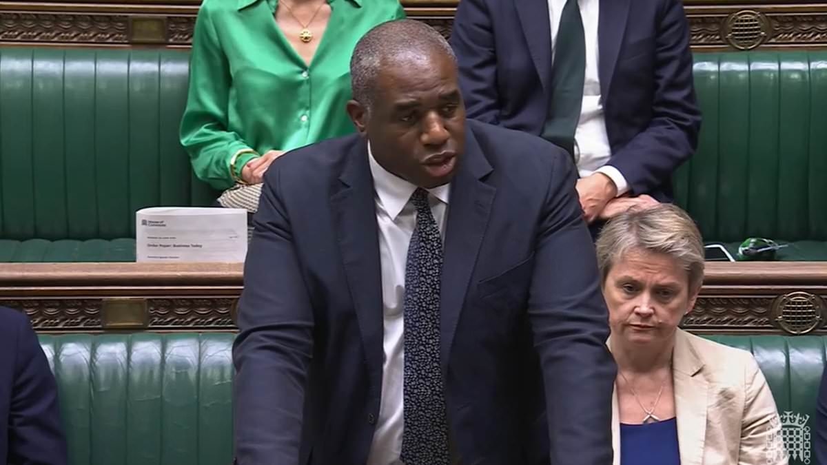 David Lammy ducks over whether UK supports US bombing of Iran... as he claims the government was NOT given legal advice on joining action