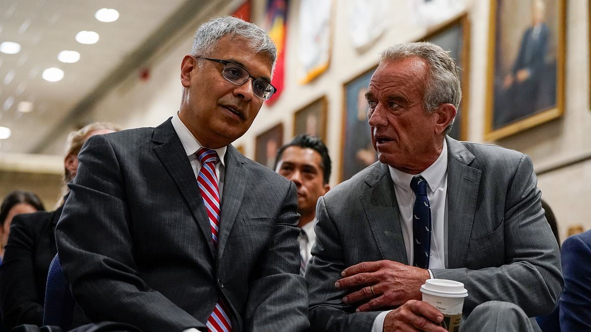 Unfathomable moment America's top health official indulges in cancer-causing act