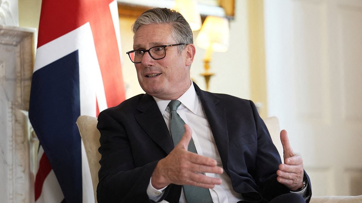 Keir Starmer heads to Nato summit where he will vow to spend 5% of GDP on defence - but PM is accused of using 'smoke and mirrors' to 'con' Donald Trump