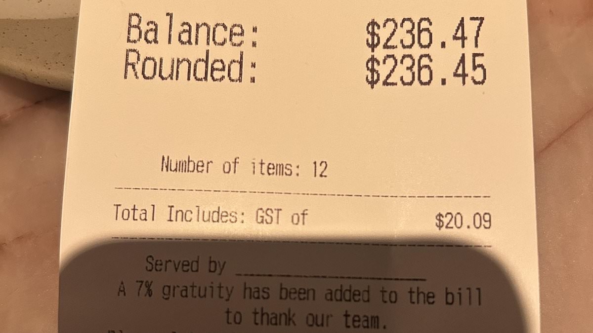 Fancy Sydney restaurant sparks outrage over detail that's easy to miss on the bill: 'Don't accept that crap'