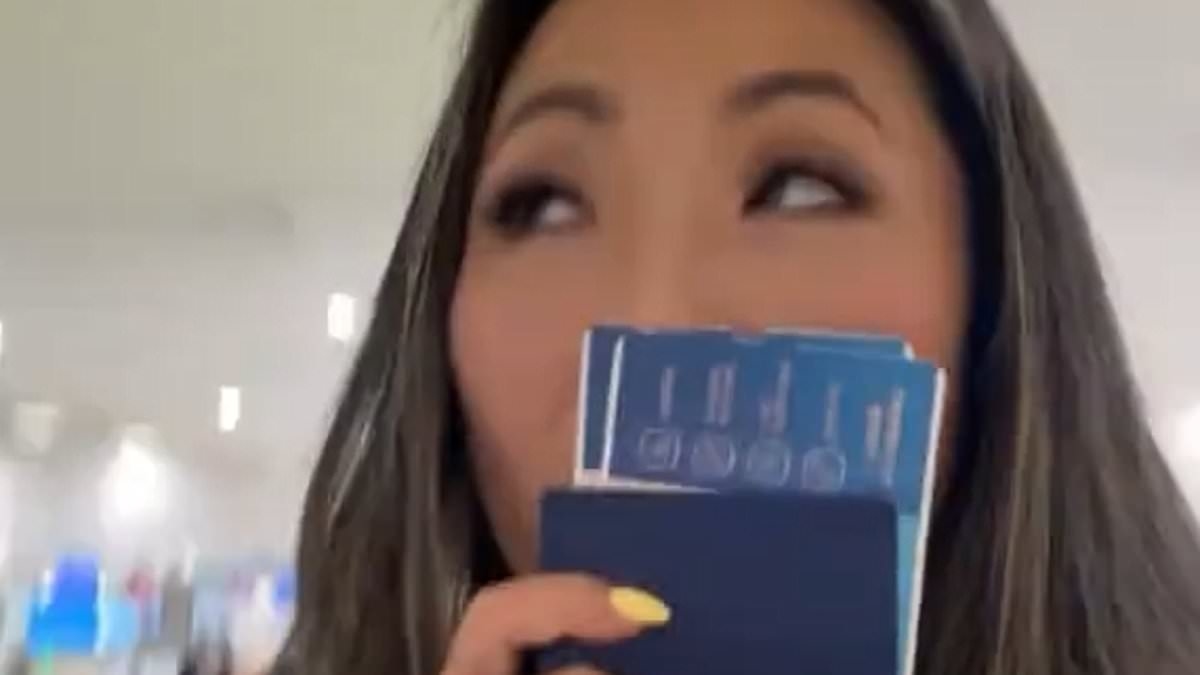 Aussie fashion boss' travel plans are thrown into turmoil at the airport after shock discovery on passport