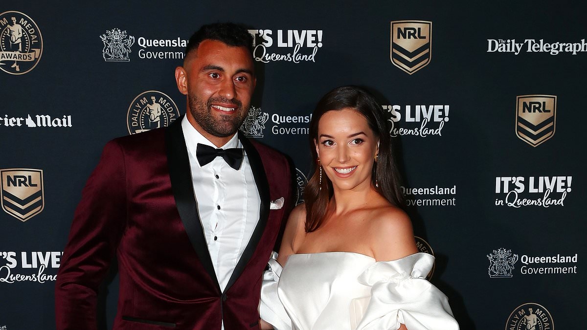 Thousands of NRL fans beg police not to arrest them for storming the field in Souths star Alex Johnston's milestone match