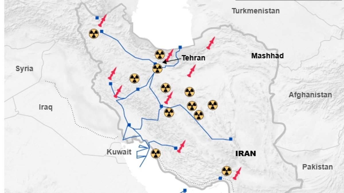 Were Iran strikes for nothing? Fears Tehran is hiding thousands of centrifuges in secret nuke-making facilities - and may even have bomb components in North Korean mountain lairs
