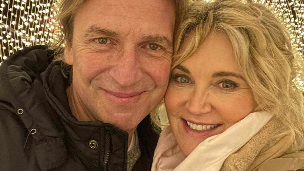 Anthea Turner, 65, reveals she was reluctant to go on a first date with her millionaire fiancé Mark Armstrong, 59, because she feared she'd have to pay