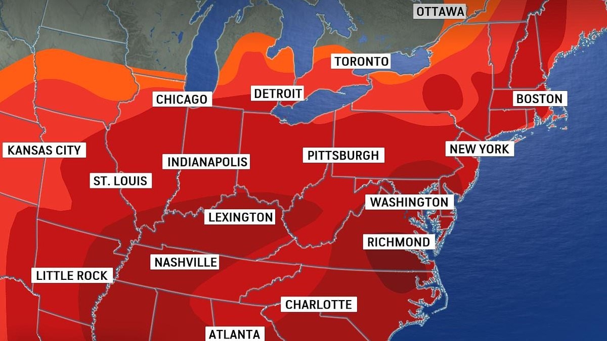 170m Americans urged to stay indoors TODAY as dangerous 100-degree heat dome cooks the US