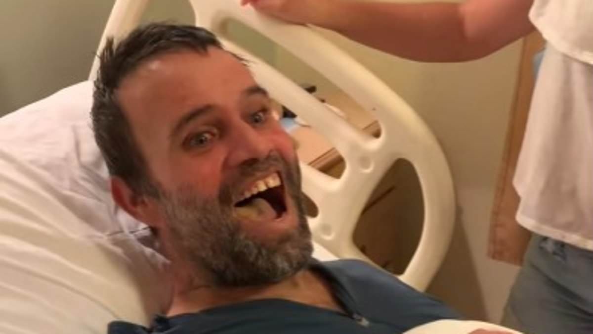 EXCLUSIVE Heartwarming moment man who was left unable to speak because of stroke suddenly talks after reuniting with wife