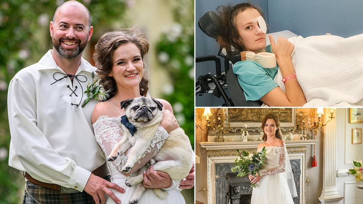 Wedding joy for Scot 18 months after she nearly died in horror crash but was saved... by her watch